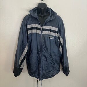 ESPN Windbreaker Large Gently worn 100% nylon Full zip Mesh lined 24" armpits